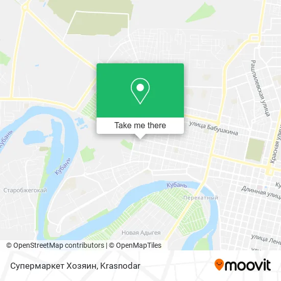Супермаркет Хозяин map