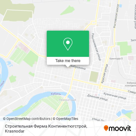 Строительная Фирма Континентюгстрой map