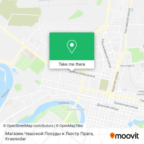 Магазин Чешской Посуды и Люстр Прага map