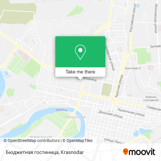 Бюджетная гостиница map