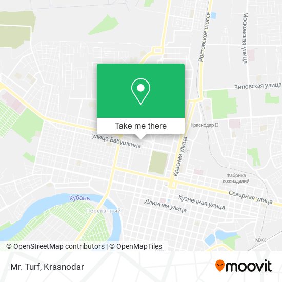 Mr. Turf map