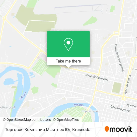 Торговая Компания Мфитнес Юг map
