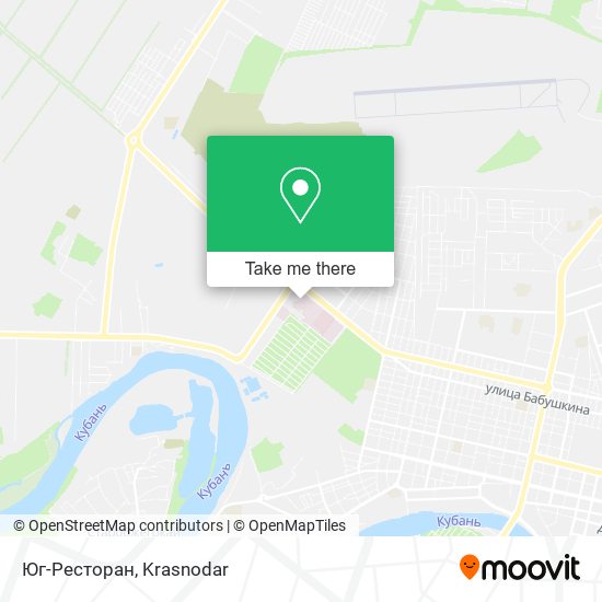 Юг-Ресторан map