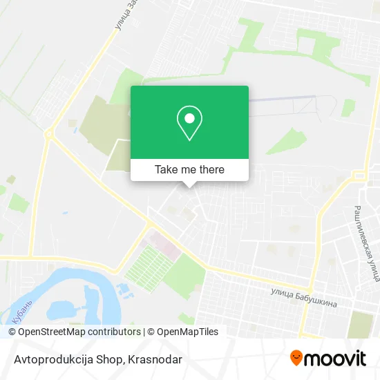 Avtoprodukcija Shop map