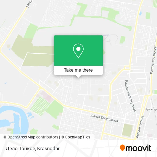 Дело Тонкое map