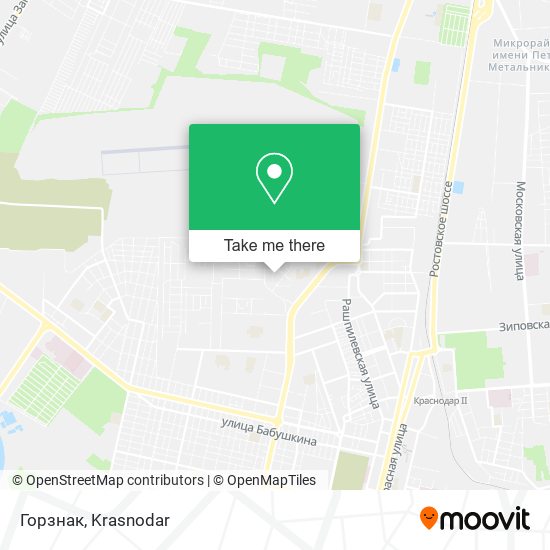Горзнак map