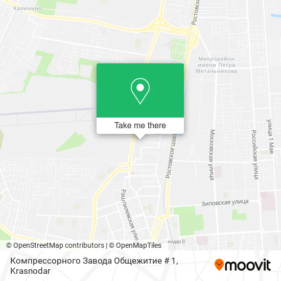 Компрессорного Завода Общежитие # 1 map