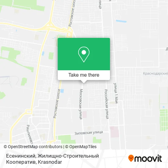 Есенинский, Жилищно-Строительный Кооператив map
