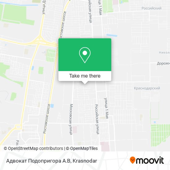 Адвокат Подопригора А.В map