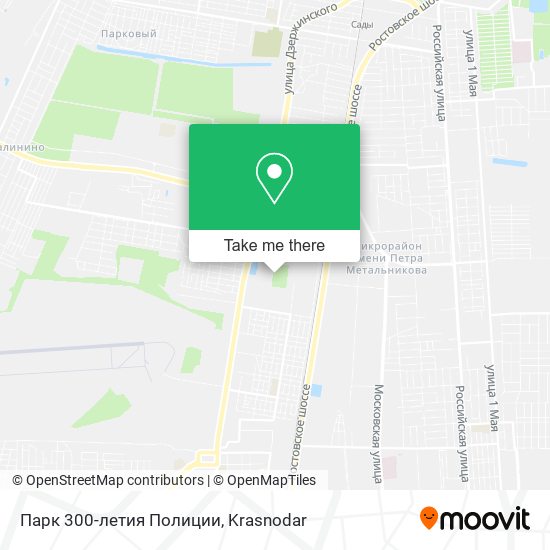 Парк 300-летия Полиции map