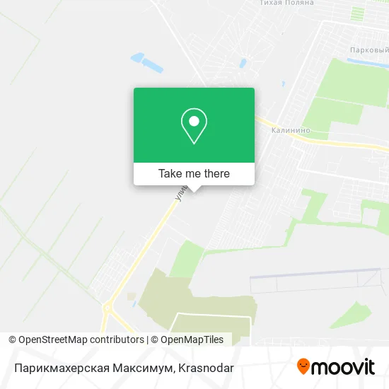 Парикмахерская Максимум map