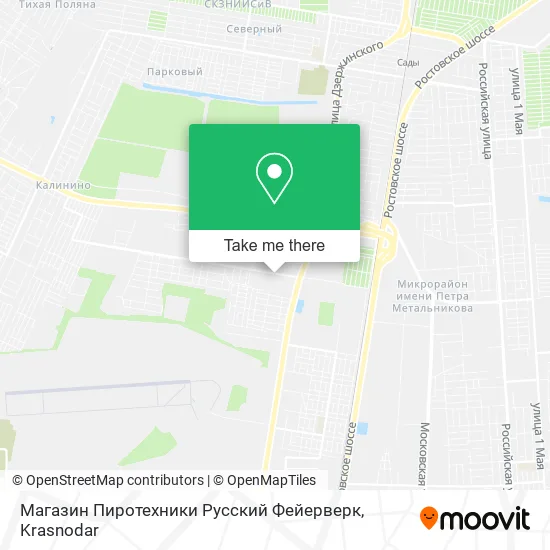 Магазин Пиротехники Русский Фейерверк map