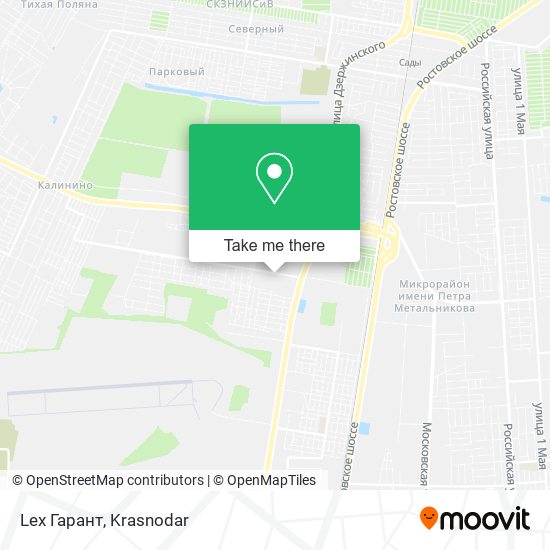 Lex Гарант map