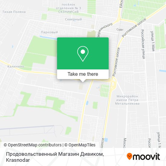 Продовольственный Магазин Дивиком map