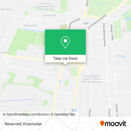 Reserved map