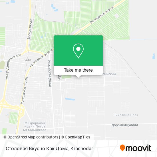 Столовая Вкусно Как Дома map