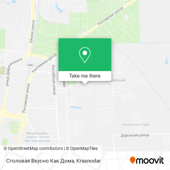 Столовая Вкусно Как Дома map