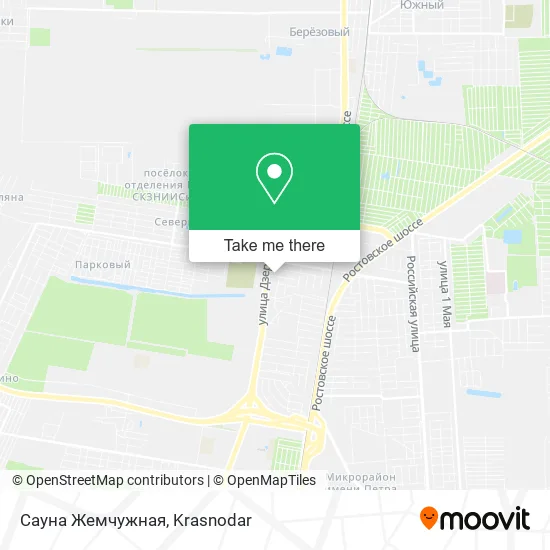 Сауна Жемчужная map
