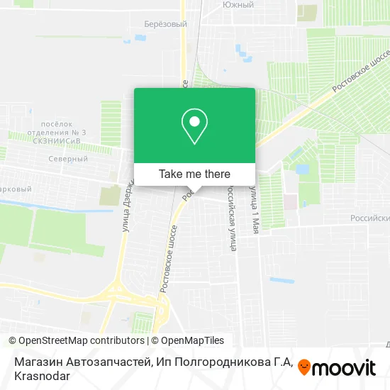 Магазин Автозапчастей, Ип Полгородникова Г.А map