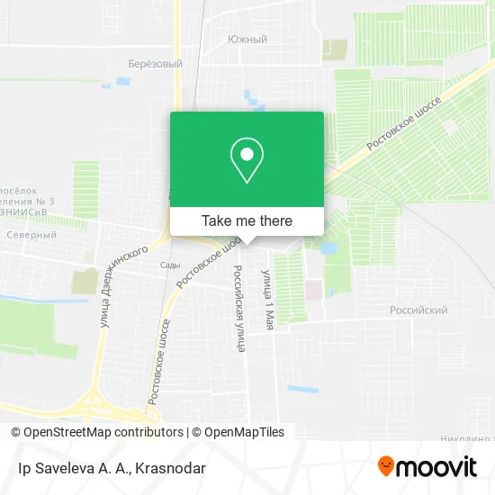 Ip Saveleva A. A. map