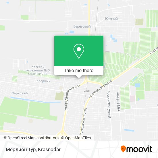 Мерлион Тур map