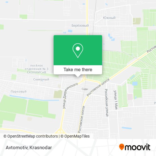 Avtomotiv map