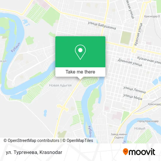 ул. Тургенева map