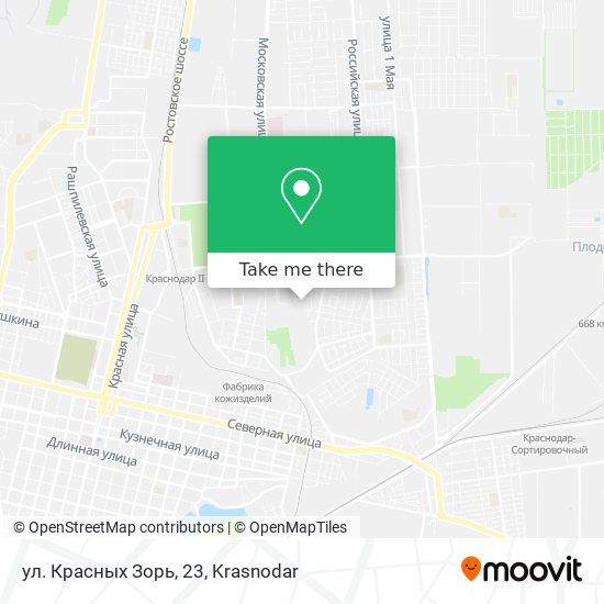 ул. Красных Зорь, 23 map