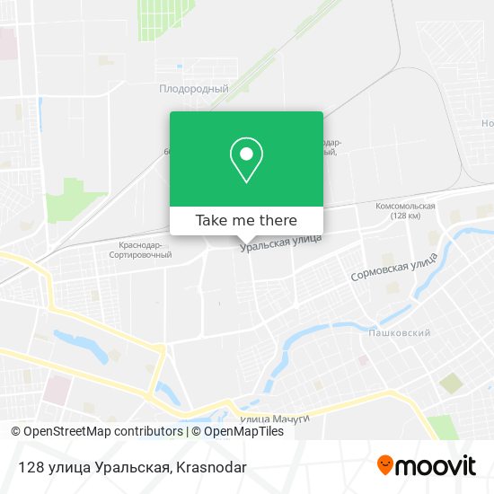 128 улица Уральская map