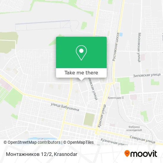 Монтажников 12/2 map