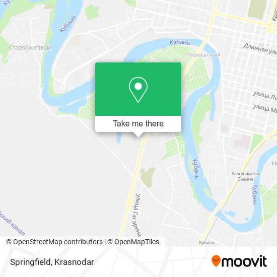 Springfield map