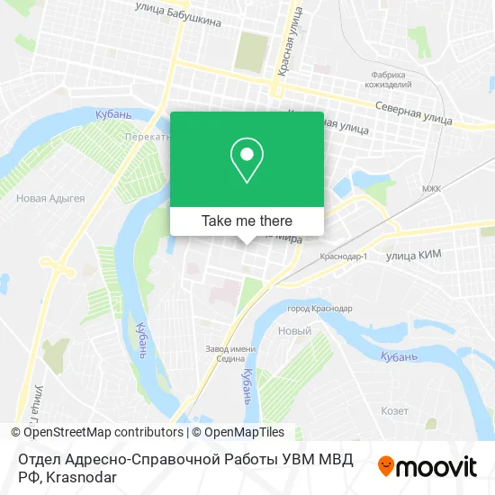 Отдел Адресно-Справочной Работы УВМ МВД РФ map