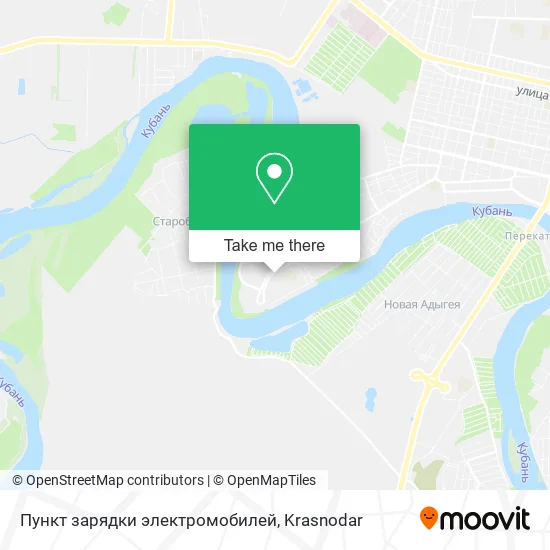 Пункт зарядки электромобилей map
