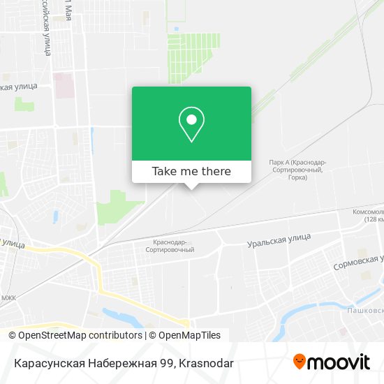 Карасунская Набережная 99 map