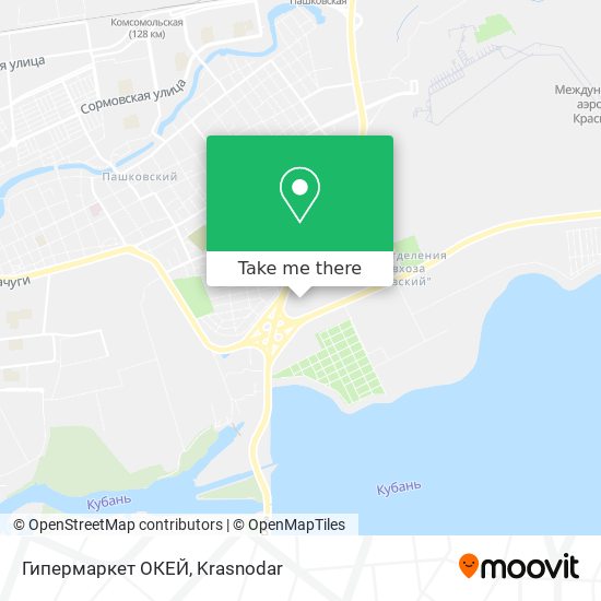 Гипермаркет ОКЕЙ map