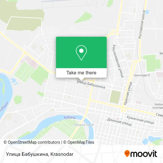 Улица Бабушкина map