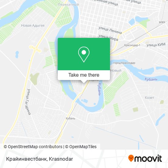 Крайинвестбанк map