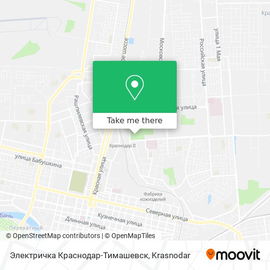 Электричка Краснодар-Тимашевск map