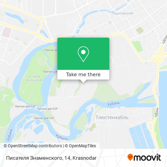 Писателя Знаменского, 14 map