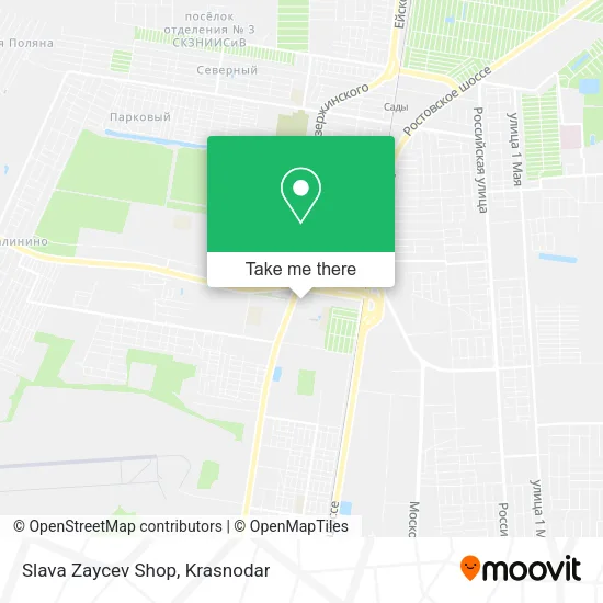 Slava Zaycev Shop map