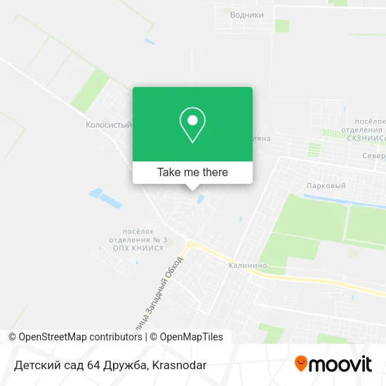 Детский сад 64 Дружба map