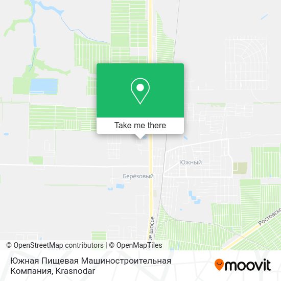 Южная Пищевая Машиностроительная Компания map