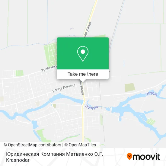 Юридическая Компания Матвиенко О.Г map