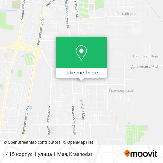 415 корпус 1 улица 1 Мая map