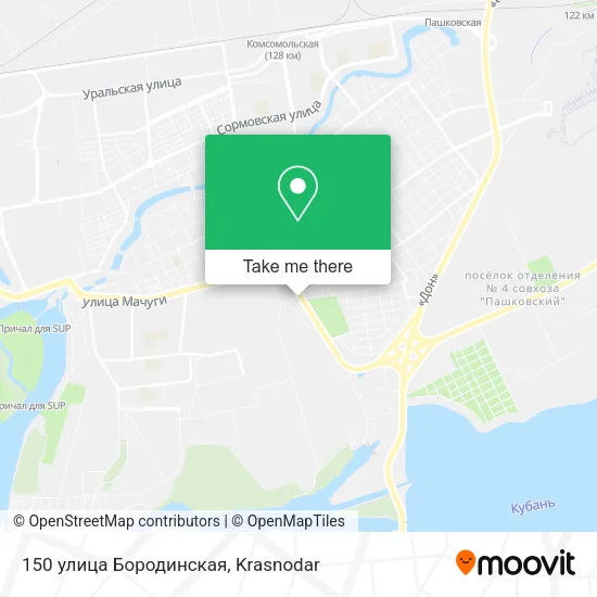 150 улица Бородинская map