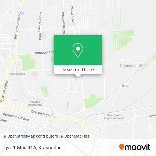 ул. 1 Мая 91А map