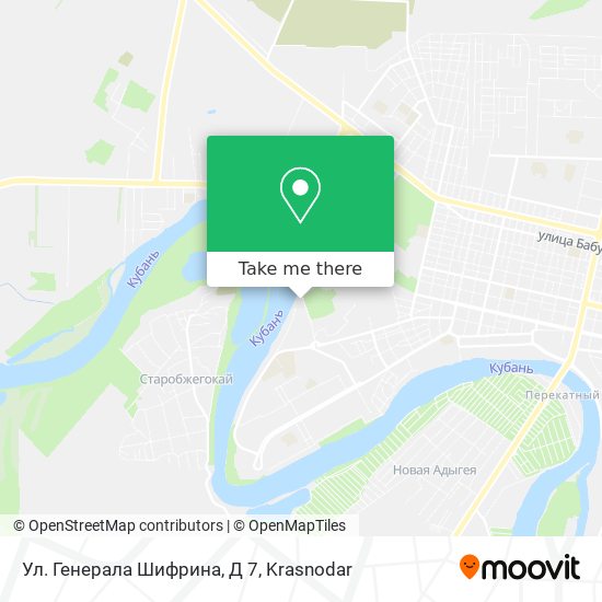 Ул. Генерала Шифрина, Д 7 map