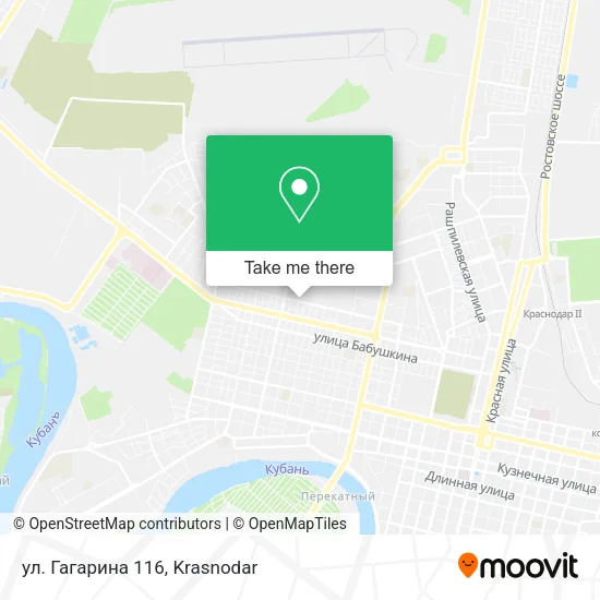 ул. Гагарина 116 map