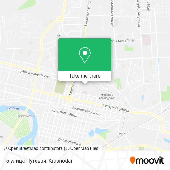 5 улица Путевая map