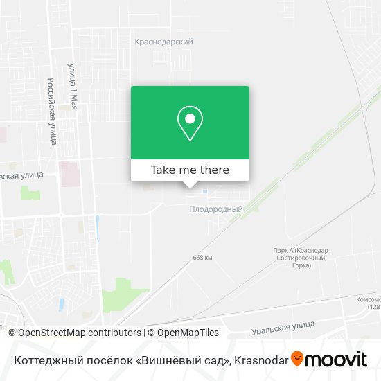 Коттеджный посёлок «Вишнёвый сад» map